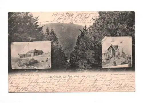 Ak Inselsberg 1904 Ansicht Gasthaus und Umgebung