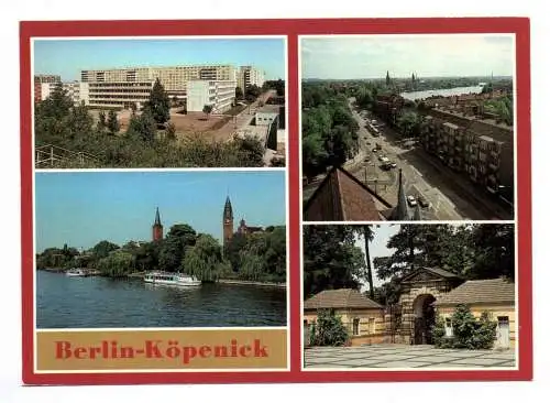 Ak Berlin Köpenick Allende Viertel Anlegestelle Luisenhain 1986