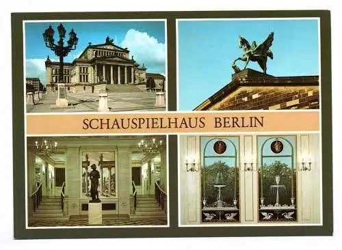 Ak Schauspielhaus Berlin 1987 Hauptstadt der DDR