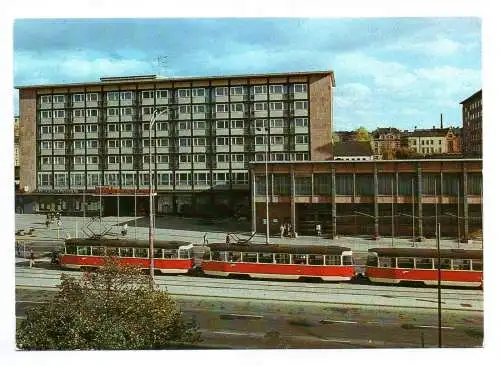 Foto Ak Karl Marx Stadt 1986 Hotel Moskau Straße der Nationen