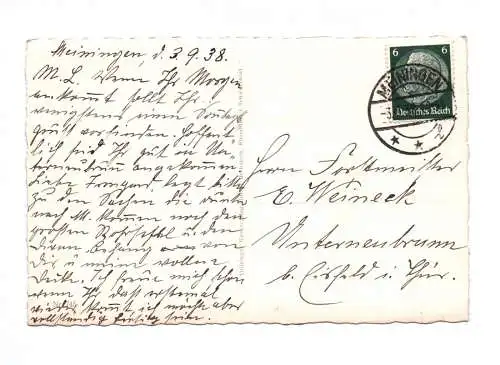 Ak Rotwild im Thüringer Wald 3 mal Ansichtskarte 1938