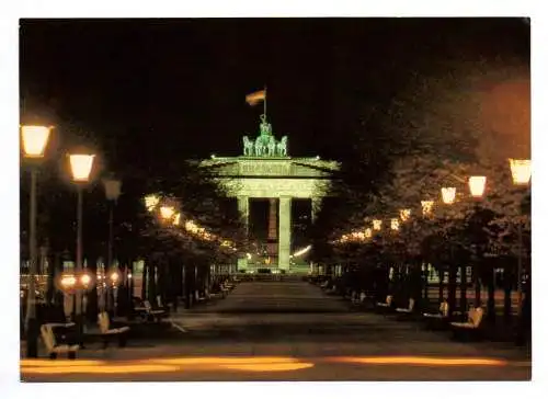 Foto Ak Brandenburger Tor Berlin 1987