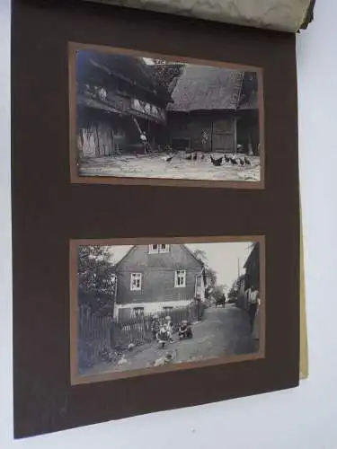 Altes Fotografen Fotoalbum Kunstfotos geschmackvolle Motive 1920 er 