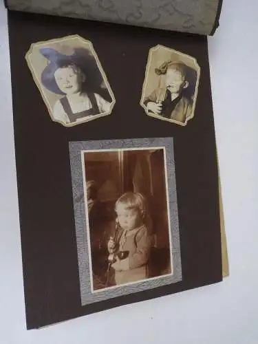 Altes Fotografen Fotoalbum Kunstfotos geschmackvolle Motive 1920 er 