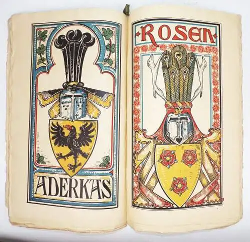 Baltischer Wappenkalender 1902 Heraldik Wappenkunde Rarität