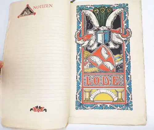 Baltischer Wappenkalender 1902 Heraldik Wappenkunde Rarität