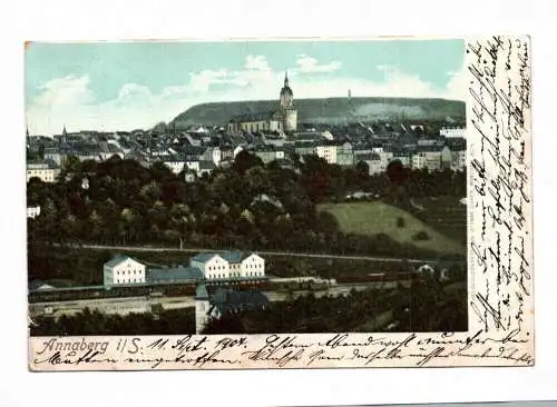 Ak Annaberg i/S. Postkarte Sachsen 1904