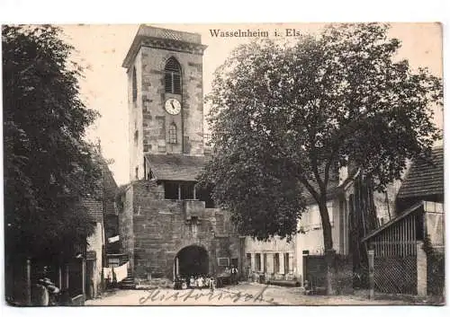 Ak Wasselnheim Elsaß 1916 Feldpost