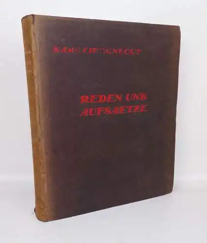 Karl Liebknecht Reden und Aufsätze 1921 Julian Gumperz Kommunismus Buch