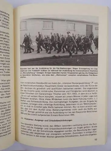 Die 999er Von der Brigade Z zur Afrika Division 999 Hans Peter Klausch  Buch