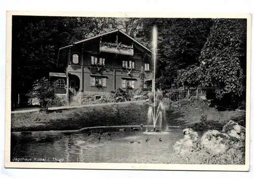 Ak Jagdhaus Kissel Thüringen 1936