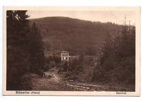 Ak Stöberhai Harz Bahnhof