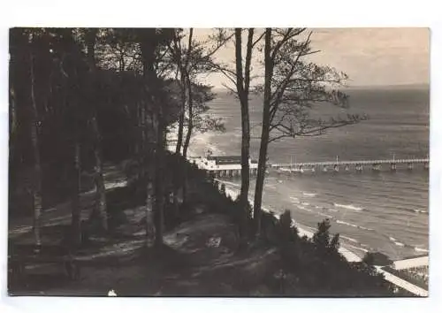 Foto Ak Ostsee Seebrücke evt Ostpreußen Pommern Mecklenburg