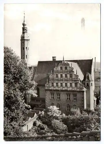 Ak Zittau Blick vom Heftergiebel und Turm der Klosterkirche DDR 1977