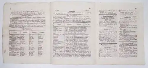 6 x Amts und Anzeige Blatt Gerolzhofen Volkach und Würzburg 1865 Zeitung