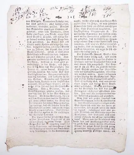 Mannheimer Zeitung 1795 und 1796 Mannheim