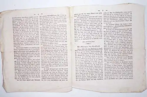 Mannigfaltigkeiten Wochenblatt gebildete Leser Nummer 1 von 1824 Berlin Potsdamm