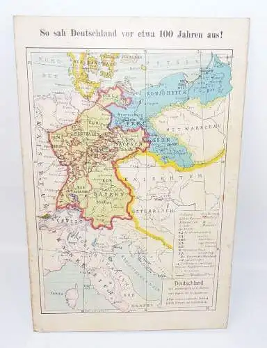 Plan der Völkerschlacht bei Leipzig 1813 Prospekt 1913