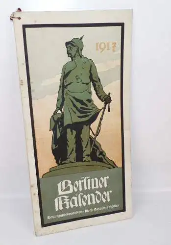 Berliner Kalender 1917 Verein für Geschichte Berlins 