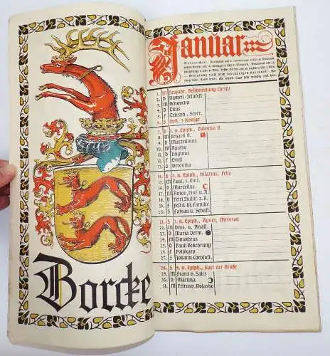 Münchner Kalender 1917 Heraldik Wappenkunde