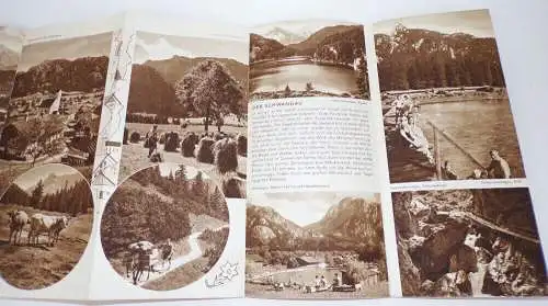 Altes Prospekt Hohenschwangau Schwangau Neuschwanstein Bayern Alpen 1938