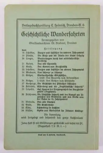 Dresdner Wanderbuch III Teil Das Kulturbild Paul Wagner 1934 Sachsen Dresden