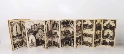 Neuestes Album von Berlin und Potsdam um 1900 Leporello