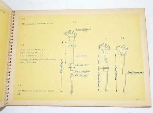 Alter Katalog Elektrische Messgeräte Staatliches Maschinenkontor 1964