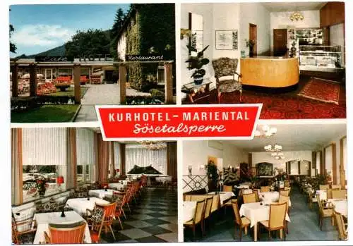 Ak Kurhotel Mariental Sösetalsperre Osterode am Harz