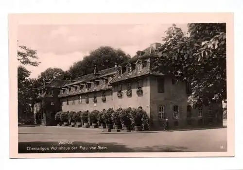 Foto Ak Weimar Ehemaliges Wohnhaus der Frau von Stein