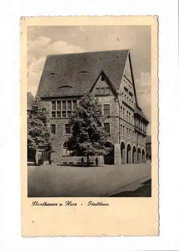 Ak Nordhausen am Harz 1938 Stadthaus