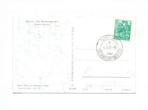 Ak Bretnig Kreis Bischofswerda Gemeindeamt 1959