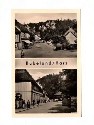 Ak Rübeland Harz 1957