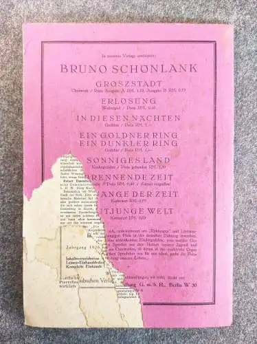 Jung Sozialistische Blätter Januar 1927 Der Krieg der Zukunft