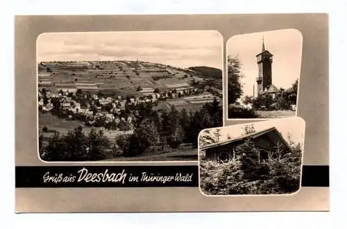 Ak Gruß aus Deesbach im Thüringer Wald 1963