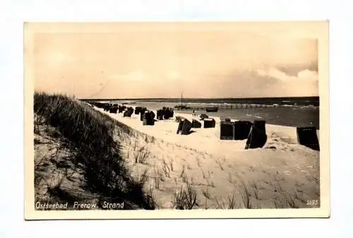 Ak Ostseebad Prerow Strand DDR 1954