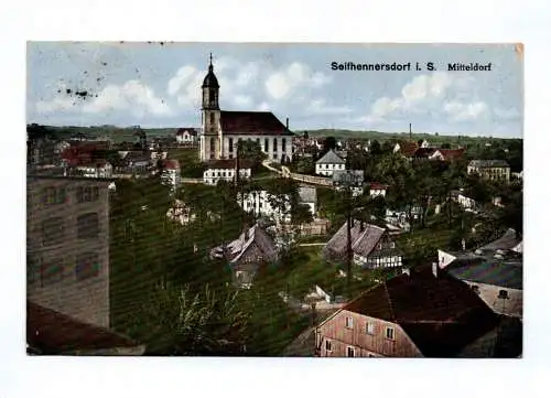 Ak Seifhennersdorf in Sachsen Mittelsdorf 1925