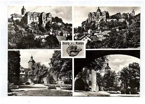 Ak Burg Ranis Kr Pößneck Thüringen Museum HO Gaststätte Echtfoto DDR