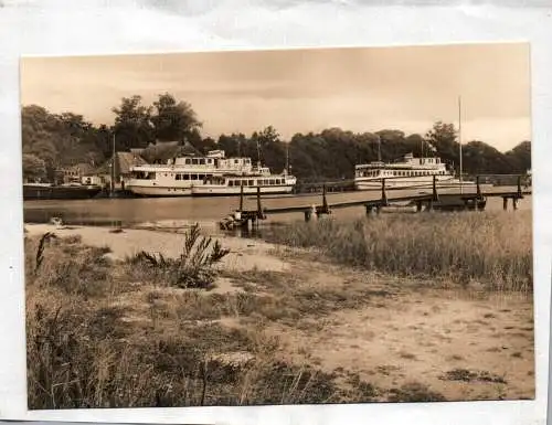 Ak Foto Kloster Hiddensee Hafen