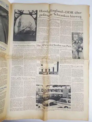 Neues Deutschland DDR Zeitung Berlin Februar 1962 Leipziger Frühjahrsmesse