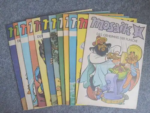 Kinder Zeitschrift Abrafaxe Etikett 1 Jahrgang 1983 Mosaik Comic DDR