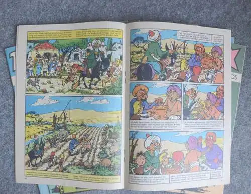 DDR Comic Abrafaxe 1 Jahrgang 1984 ohne Etikett und Stempel Kinderzeitschrift