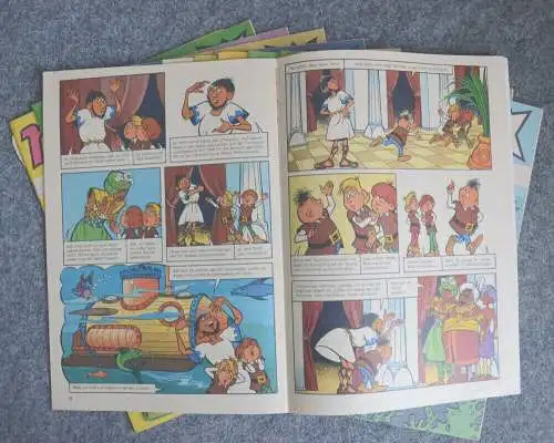 Mosaik Jahrgang DDR Comic 1988 Etikett Abrafaxe Kinderzeitschrift