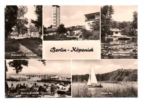 Ak Berlin Köpenick Müggelturm Konsum Gaststätte Langer See 1975