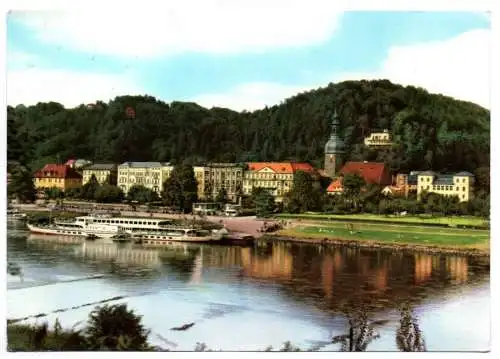 Foto Ak Bad Schandau Sächsische Schweiz 1984