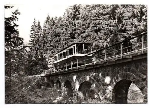 Foto Ak Augustusburg Erzgebirge Drahtseilbahn 1975