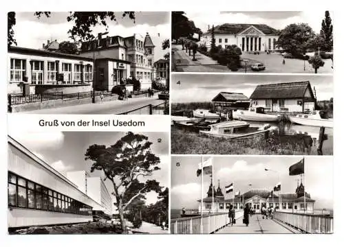 Ak Gruß von der Insel Usedom Bansin Zinnowitz Koserow 1982