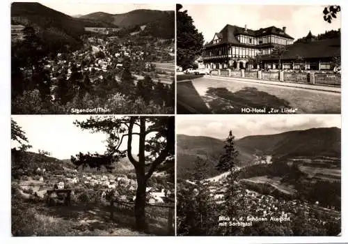 Ak Sitzendorf Thüringen Hotel Zur Linde Sorbitztal 1969