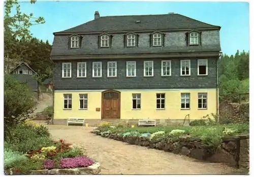 Foto Ak Goethehaus Stützerbach 1980 Thüringen