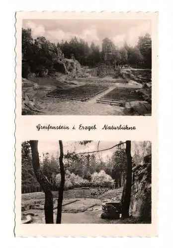 Ak Greifenstein im Erzgebirge Naturbühne 1964